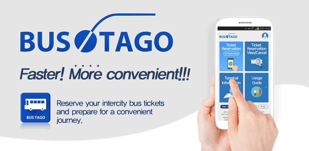 Faster! More convenient!!, Reserve your intercity bus tickets and prepare for a convenient journey.